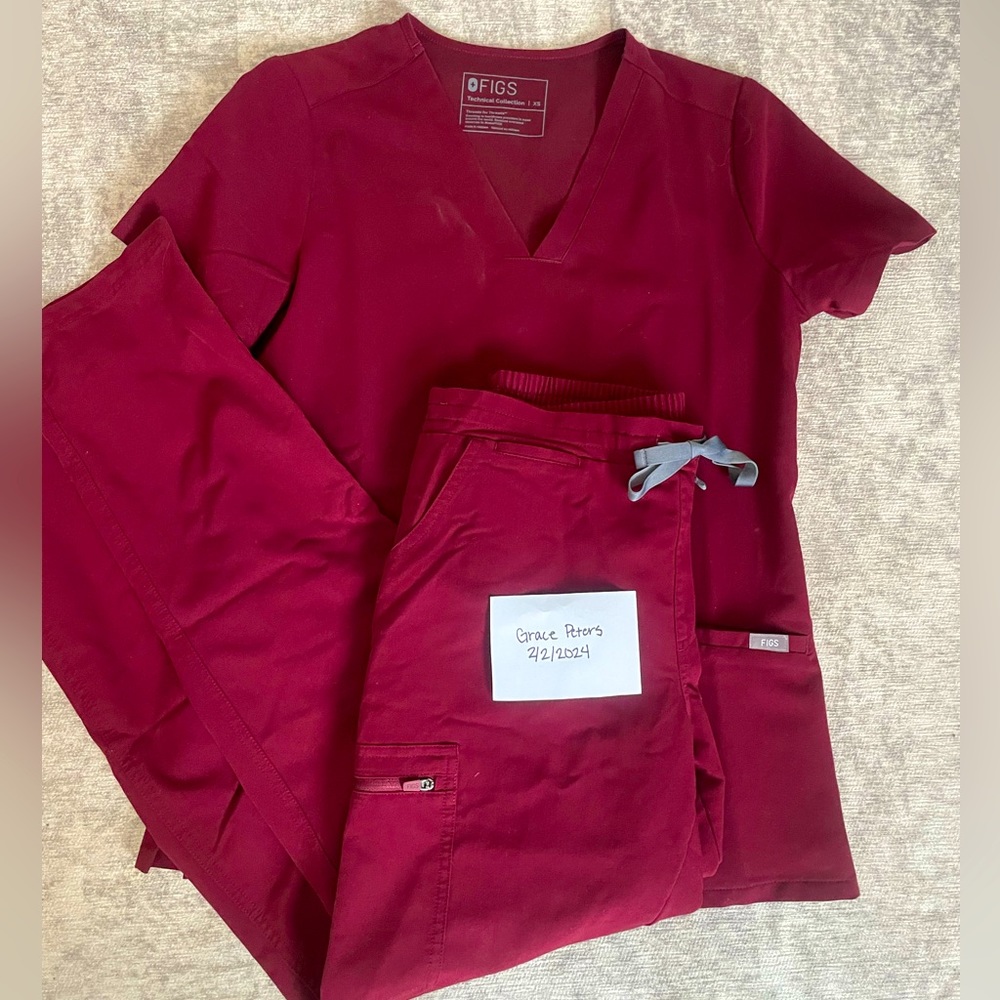 BURGUNDY set
